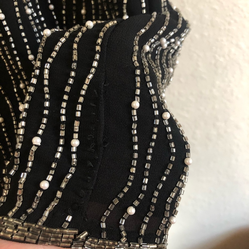 Guess Black and Silver Mini Dress - Picture 4 of 6